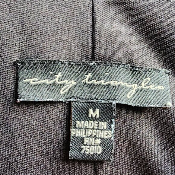 City Triangles Colorful Zig-Zag Retro 80s Dress Size Medium - Picture 8 of 16